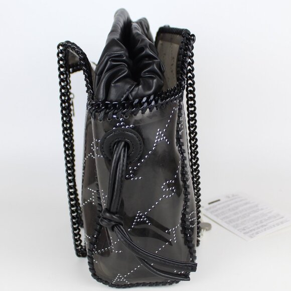 NEW STELLA MCCARTNEY Small Monogram PVC Tote | Sleek & Eco-Chic Bag - Picture 8 of 16